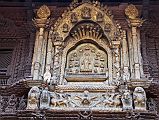 Kathmandu Patan Durbar Square 19 Golden Window Above Golden Gate Sun Dhoka Entrance To Patan Museum